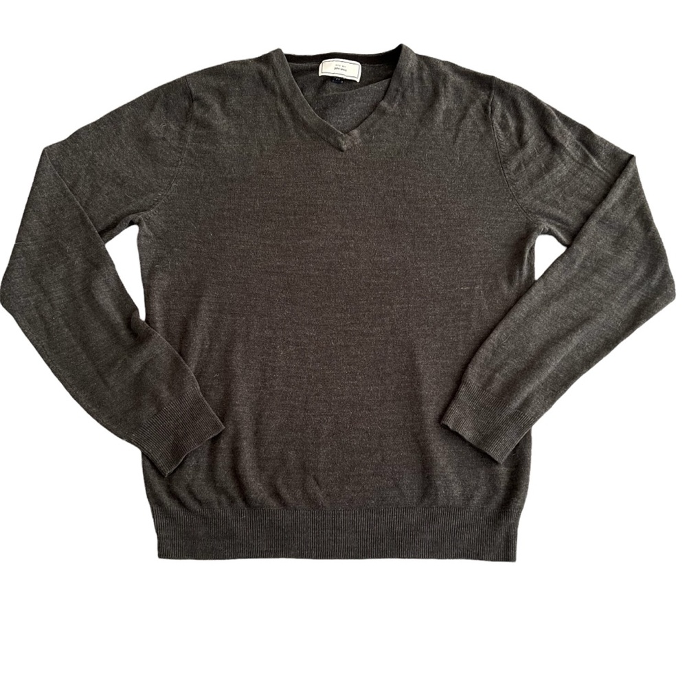 John Lewis Long Sleeve Pullover V-Neck Sweater, Size M